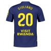 Maglie da calcio Atletico Madrid Giuliano Simeone #20 Seconda Maglia 2025-26 Manica Corta